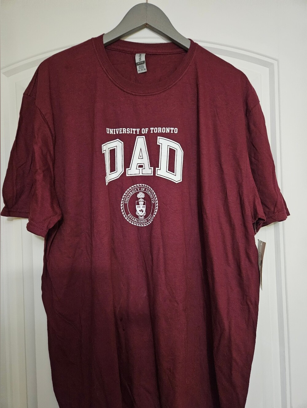 NWT University of Toronto Dad Maroon Graphic Tee 2XL